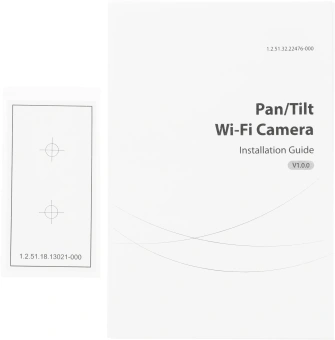 Камера видеонаблюдения IP Dahua DH-IPC-H2AP-0360B Wi-Fi 3.6-3.6мм цв. корп.:белый/черный - купить недорого с доставкой в интернет-магазине