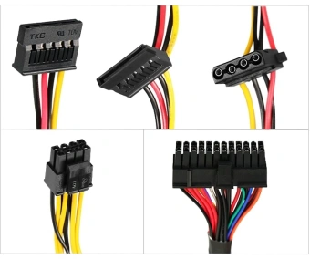 Блок питания KingPrice ATX 350W KPPSU350 (20+4pin) 120mm fan 2xSATA - купить недорого с доставкой в интернет-магазине