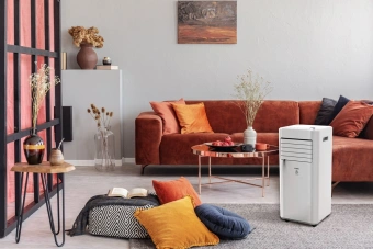 Кондиционер мобильный Funai Crocus MAC-CS22CON01 белый площ.20м2 - купить недорого с доставкой в интернет-магазине