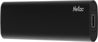 Накопитель SSD Netac USB-C 1Tb NT01ZSLIM-001T-32BK Z Slim 1.8" черный - купить недорого с доставкой в интернет-магазине