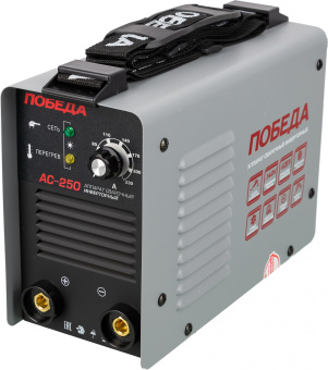 Сварочный аппарат Победа АС 250 инвертор ММА DC 10.7кВт - купить недорого с доставкой в интернет-магазине