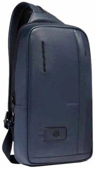 Рюкзак слинг Piquadro Russel CA6764W137/BLU синий - купить недорого с доставкой в интернет-магазине