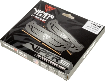 Память DDR4 2x8Gb 3200MHz Patriot PVS416G320C6K Viper Steel RTL Gaming PC4-25600 CL16 DIMM 288-pin 1.35В single rank с радиатором Ret - купить недорого с доставкой в интернет-магазине