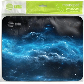 Коврик для мыши Cactus Space Clouds 300x250x2мм (CS-MPС-P05M) - купить недорого с доставкой в интернет-магазине