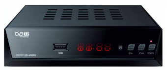 Ресивер DVB-T2 Сигнал Эфир HD-600RU черный - купить недорого с доставкой в интернет-магазине