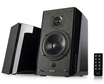 Колонки Edifier R2000DB 2.0 черный/черный 120Вт BT - купить недорого с доставкой в интернет-магазине