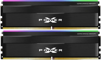 Память DDR5 2x32GB 6000MHz Silicon Power SP064GXLWU60BFDF Xpower Zenith RGB RTL Gaming PC5-48000 CL38 DIMM ECC 288-pin 1.35В kit single rank с радиатором Ret - купить недорого с доставкой в интернет-магазине