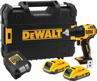 Дрель-шуруповерт DeWalt DCD708D2T-QW 340Вт аккум. патрон:быстрозажимной (кейс в комплекте) - купить недорого с доставкой в интернет-магазине