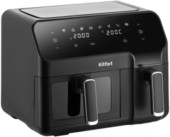 Аэрогриль Kitfort КТ-8148 9л 2700Вт черный - купить недорого с доставкой в интернет-магазине