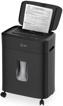 Шредер Cactus CS-SH-D4 черный с автоподачей (секр.P-5) фрагменты 60лист. 15лтр. скрепки скобы пл.карты - купить недорого с доставкой в интернет-магазине