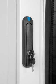 Шкаф коммутационный ЦМО (ШТК-М-24.6.8-1ААА) напольный 24U 600x800мм пер.дв.стекл задн.дв.стал.лист 2 бок.пан. направл.под закл.гайки 600кг серый - купить недорого с доставкой в интернет-магазине