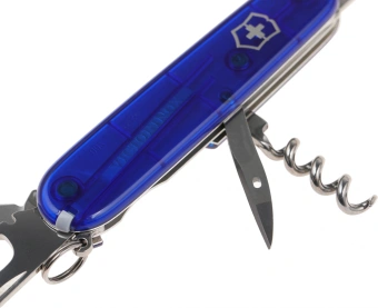 Нож перочинный Victorinox Spartan (1.3603.T2) 91мм 12функц. синий полупрозрачный карт.коробка - купить недорого с доставкой в интернет-магазине