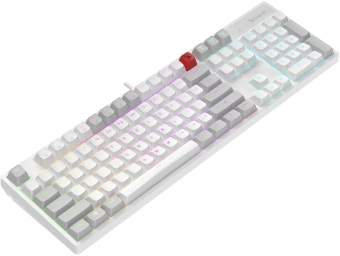 Клавиатура A4Tech Bloody B230N белый USB Multimedia for gamer LED (B230N) кабель 1.8м - купить недорого с доставкой в интернет-магазине