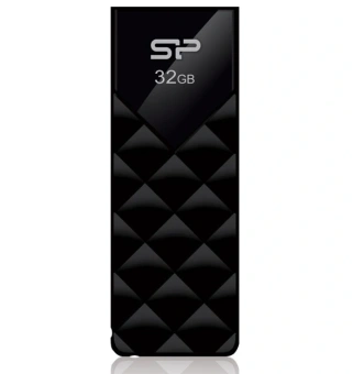 Флеш Диск Silicon Power 32GB Ultima U03 SP032GBUF2U03V1K USB2.0 черный - купить недорого с доставкой в интернет-магазине