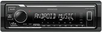 Автомагнитола Kenwood KMM-105M 1DIN 4x50Вт USB 2.0 AUX 3 RDS - купить недорого с доставкой в интернет-магазине