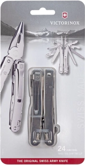 Мультитул Victorinox SwissTool Spirit MX Clip (3.0224.MKB1) 105мм 24функц. серебристый блистер - купить недорого с доставкой в интернет-магазине