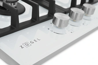 Газовая варочная поверхность Zugel ZGH451W белый - купить недорого с доставкой в интернет-магазине