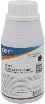 Тонер Cet PK294 OSP0294K-50 черный бутылка 50гр. для принтера Kyocera Ecosys M5521cdn/M5526cdw/M6630cidn/P5021cdn/P5026cdn/P6230cdn - купить недорого с доставкой в интернет-магазине