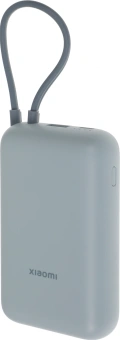 Мобильный аккумулятор Xiaomi BHR9073GL 10000mAh 22.5W 3A USB-A/USB-C голубой - купить недорого с доставкой в интернет-магазине