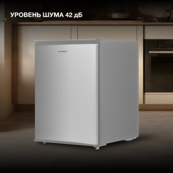 Холодильник Hyundai CO1002 1-нокамерн. серебристый - купить недорого с доставкой в интернет-магазине