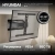 Кронштейн для телевизора Hyundai SL-F1 черный 43"-90" макс.50кг настенный поворотно-выдвижной и наклонный - купить недорого с доставкой в интернет-магазине
