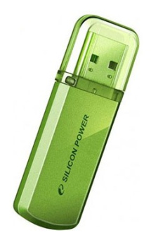 Флеш Диск Silicon Power 8GB Helios 101 SP008GBUF2101V1N USB2.0 зеленый - купить недорого с доставкой в интернет-магазине