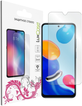 Защитное стекло для экрана LuxCase прозрачный для Xiaomi Redmi Note 11/11s прозрачная 1шт. (83309) - купить недорого с доставкой в интернет-магазине