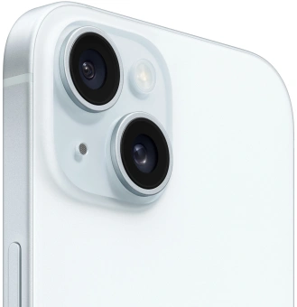 Смартфон Apple A3090 iPhone 15 128Gb 6Gb голубой моноблок 3G 4G 1Sim 6.1" 1179x2556 iOS 17 48Mpix 802.11 a/b/g/n/ac/ax NFC GPS GSM900/1800 Protect - купить недорого с доставкой в интернет-магазине