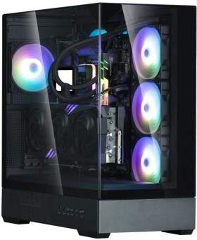 Корпус Zalman P40 Prism Plus черный без БП ATX 8x120mm 2xUSB3.0 audio bott PSU - купить недорого с доставкой в интернет-магазине