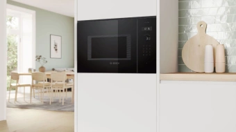 Микроволновая печь Bosch BEL454MB1F 25л. 900Вт черный (встраиваемая) - купить недорого с доставкой в интернет-магазине