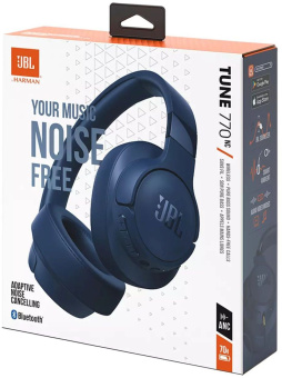 Гарнитура накладные JBL Tune 770NC 1.2м синий беспроводные bluetooth оголовье (JBLT770NCBLUCN) - купить недорого с доставкой в интернет-магазине