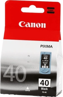 Картридж струйный Canon PG-40BK 0615B001 черный (400стр.) для Canon FAX-JX200, FAX-JX500; PIXMA IP1200, IP1700, IP2200, IP6210, MP140, MP150, MP160, MP170, MP180, MP190, MP210, MP220, MP450, MP460, MP470, MX300, MX310, iP1300, iP1600, iP1800, iP1900 - купить недорого с доставкой в интернет-магазине