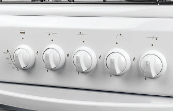 Плита Газовая Flama RG 24011 W белый (без крышки) реш.сталь - купить недорого с доставкой в интернет-магазине