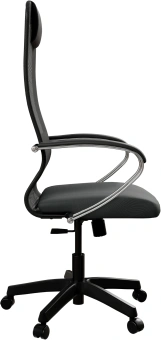 Кресло Метта SU-B-8 черный сиденье черный сетка с подголов. крестов. металл хром - купить недорого с доставкой в интернет-магазине