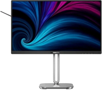 Монитор Philips 23.8" 24B2U4301 черный IPS LED 4ms 16:9 HDMI M/M матовая HAS Piv 1000:1 300cd 178гр/178гр 1920x1080 120Hz DP FHD USB 4.37кг - купить недорого с доставкой в интернет-магазине