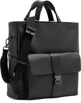 Деловая сумка тоут мужская Piquadro Materia CA7265W151/N черная натур.кожа - купить недорого с доставкой в интернет-магазине