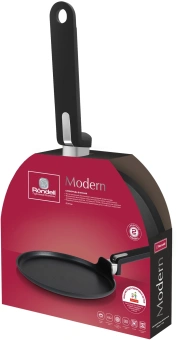 Сковорода блинная Rondell Modern RDA-1725 круглая 24см покрытие: Xylan Plus ручка несъемная (без крышки) черный - купить недорого с доставкой в интернет-магазине