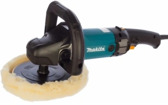 Полировальная машина Makita 9237CB 1200Вт 3200об/мин рез.шпин.:M14 d=180мм - купить недорого с доставкой в интернет-магазине