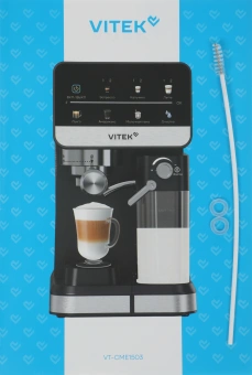 Кофеварка рожковая Vitek VT-CME1503 1350Вт черный - купить недорого с доставкой в интернет-магазине