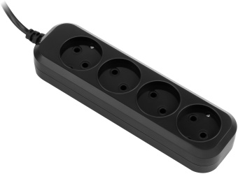 Сетевой удлинитель SunWind SW-PE41-B 1.5м (4 розетки) черный (коробка) - купить недорого с доставкой в интернет-магазине