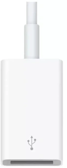 Переходник Apple A1632 MJ1M2FE/A USB (f)-USB Type-C (m) 0.11м белый - купить недорого с доставкой в интернет-магазине