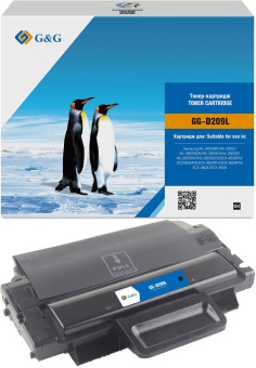 Картридж лазерный G&G GG-D209L черный (5000стр.) для Samsung ML-2855ND, SCX-4824FN/4825FN/4826FN/4828FN - купить недорого с доставкой в интернет-магазине