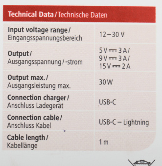 Комплект зар./устр. Hama H-183317 3A (PD) USB Type-C для Apple белый (00183317) - купить недорого с доставкой в интернет-магазине