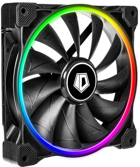 Вентилятор для корпуса ID-Cooling ZF-14025 ARGB 140х140x25 черный 4-pin 37дБ (ZF-14025-ARGB) Ret - купить недорого с доставкой в интернет-магазине