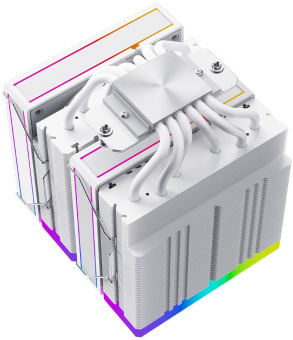 Устройство охлаждения(кулер) ID-Cooling Frozn A620 ARGB Soc-AM5/AM4/1200/1700/1851 белый 4-pin 29.9dB Al+Cu 270W 1200gr Ret (FROZN A620 ARGB WHITE) - купить недорого с доставкой в интернет-магазине