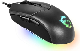 Мышь MSI Clutch GM11 черный оптическая 5000dpi USB 5but (S12-0402030-CLA) - купить недорого с доставкой в интернет-магазине