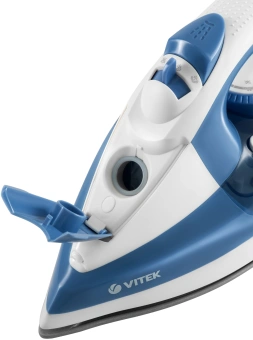 Утюг Vitek VT-8330 2400Вт белый/голубой - купить недорого с доставкой в интернет-магазине