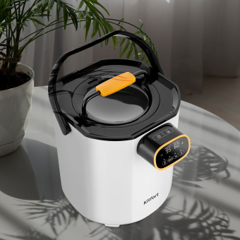 Термопот Kitfort КТ-2520 5л. 1600Вт белый/черный - купить недорого с доставкой в интернет-магазине