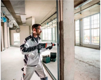 Перфоратор Metabo KHE 2860 Quick патрон:SDS-plus уд.:3.2Дж 880Вт (кейс в комплекте) - купить недорого с доставкой в интернет-магазине