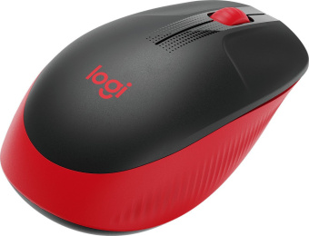 Мышь Logitech M190 черный/красный оптическая 1000dpi беспров. USB 2but (910-005908) - купить недорого с доставкой в интернет-магазине